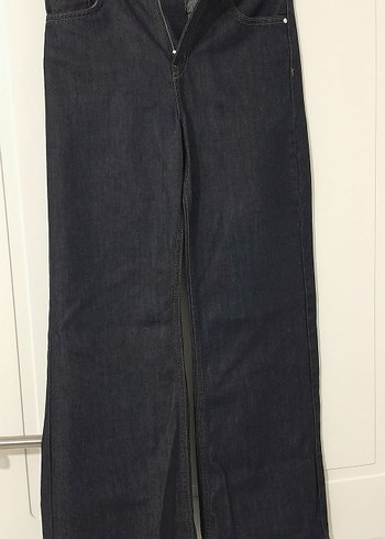 Trendyol & Milla Trendyolmilla Koyu Mavi Wide Leg Jeans