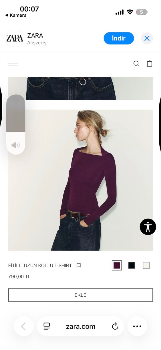 Zara  Kadın Kazak - Görsel 5