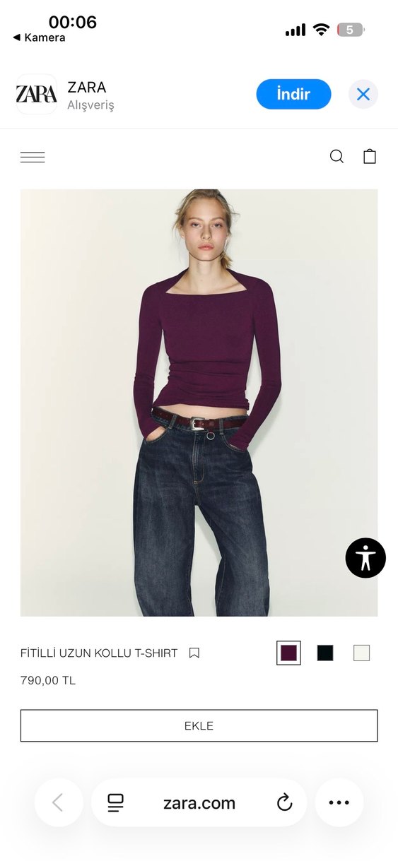 Zara  Kadın Kazak - Görsel 4