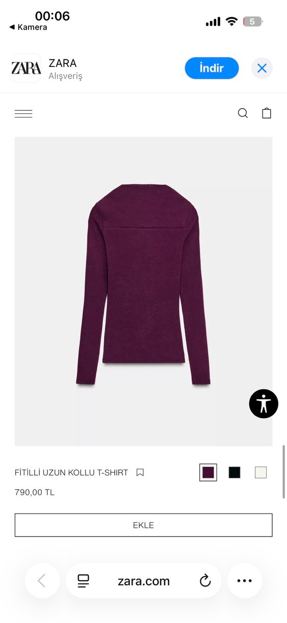 Zara  Kadın Kazak - Görsel 2