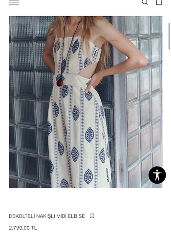 Zara kadın elbise - Görsel 3