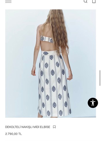 Zara kadın elbise - Görsel 4