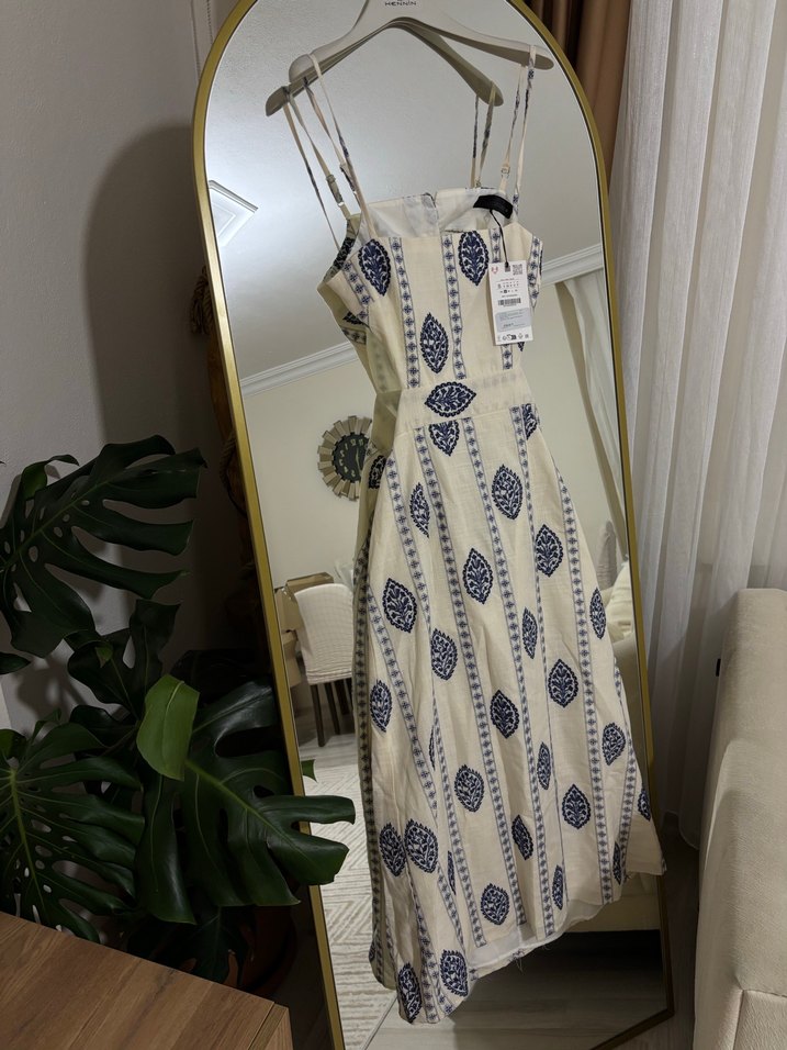 Zara kadın elbise - Görsel 5