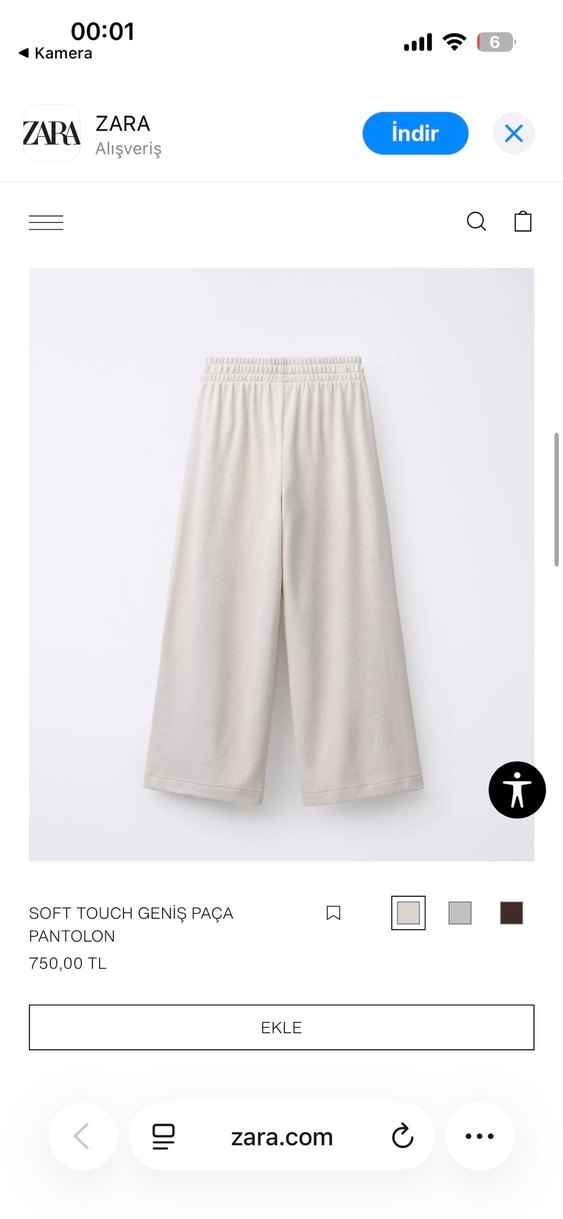 Zara pantalon - Görsel 2