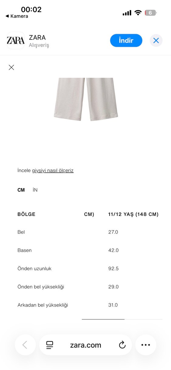 Zara pantalon - Görsel 5