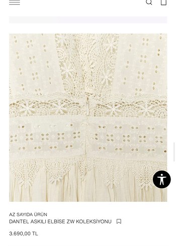 Zara kadın elbise - Görsel 6