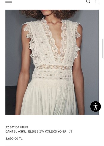 Zara kadın elbise - Görsel 2