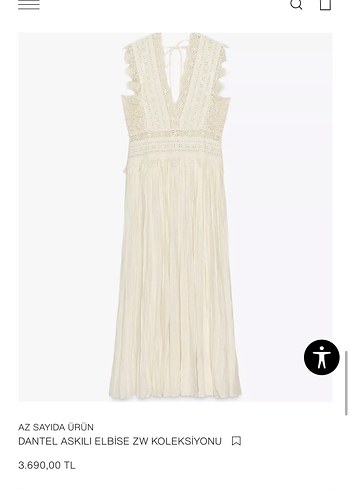 Zara kadın elbise - Görsel 4