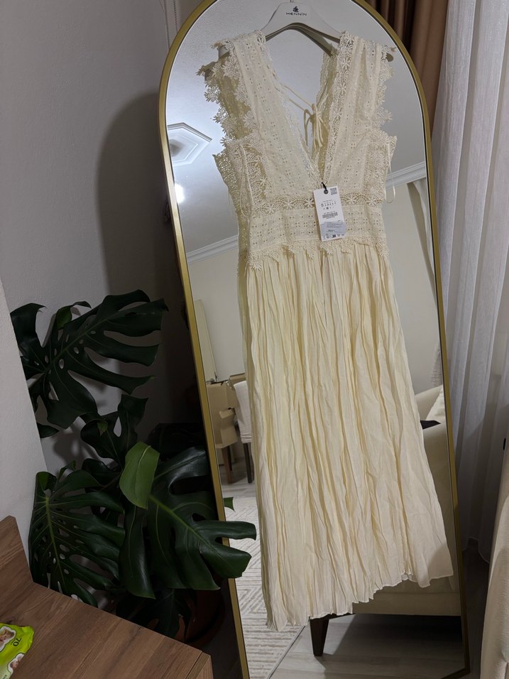 Zara kadın elbise - Görsel 5