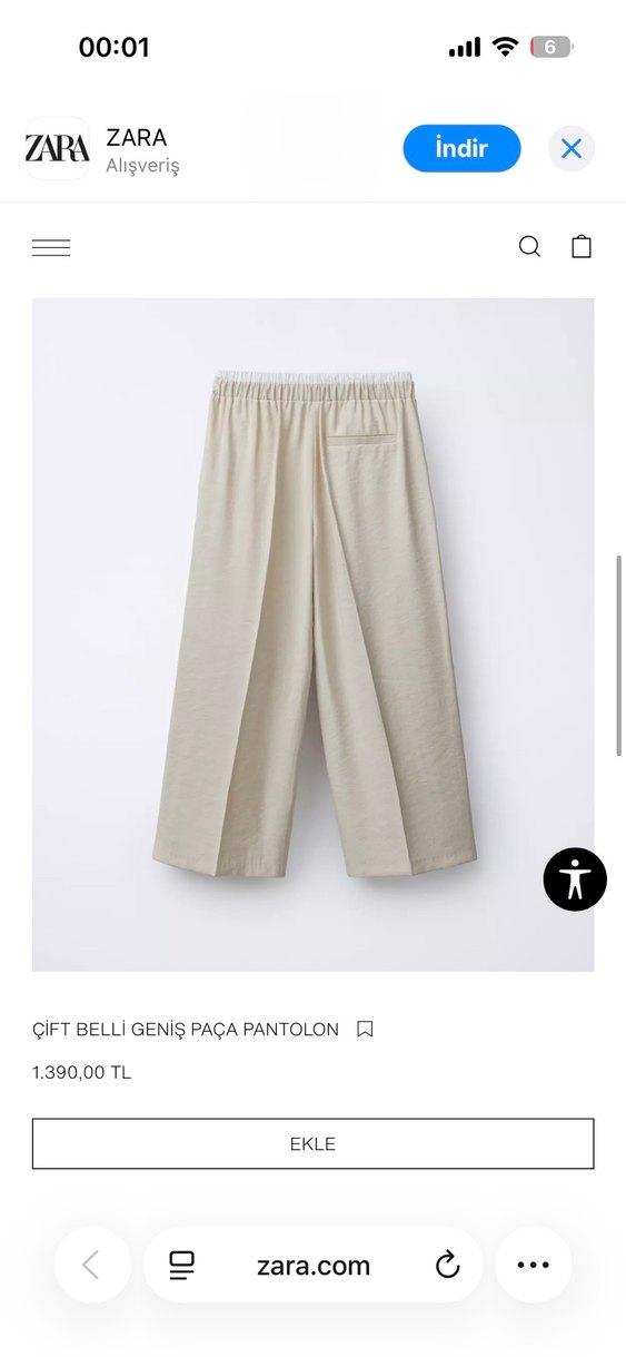 Zara pantalon - Görsel 2