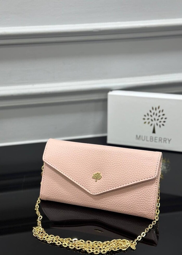 MULBERRY A KALİTE ZİNCİRLİ CÜZDAN - Görsel 3