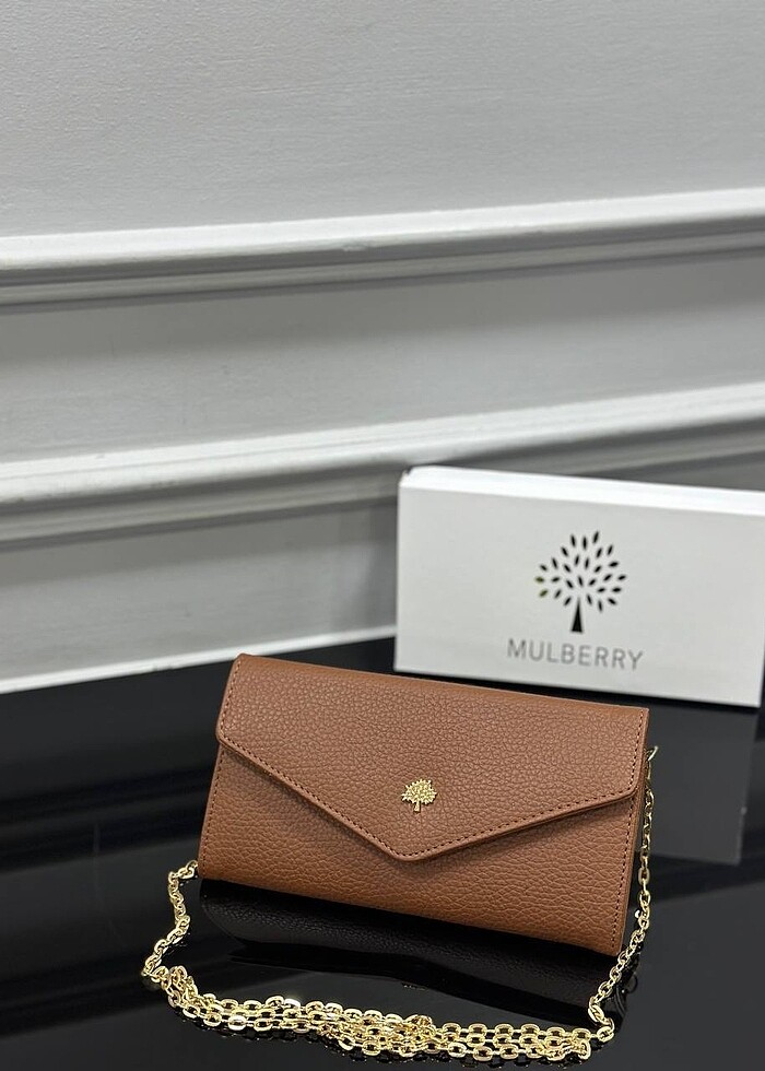 MULBERRY A KALİTE ZİNCİRLİ CÜZDAN - Görsel 2