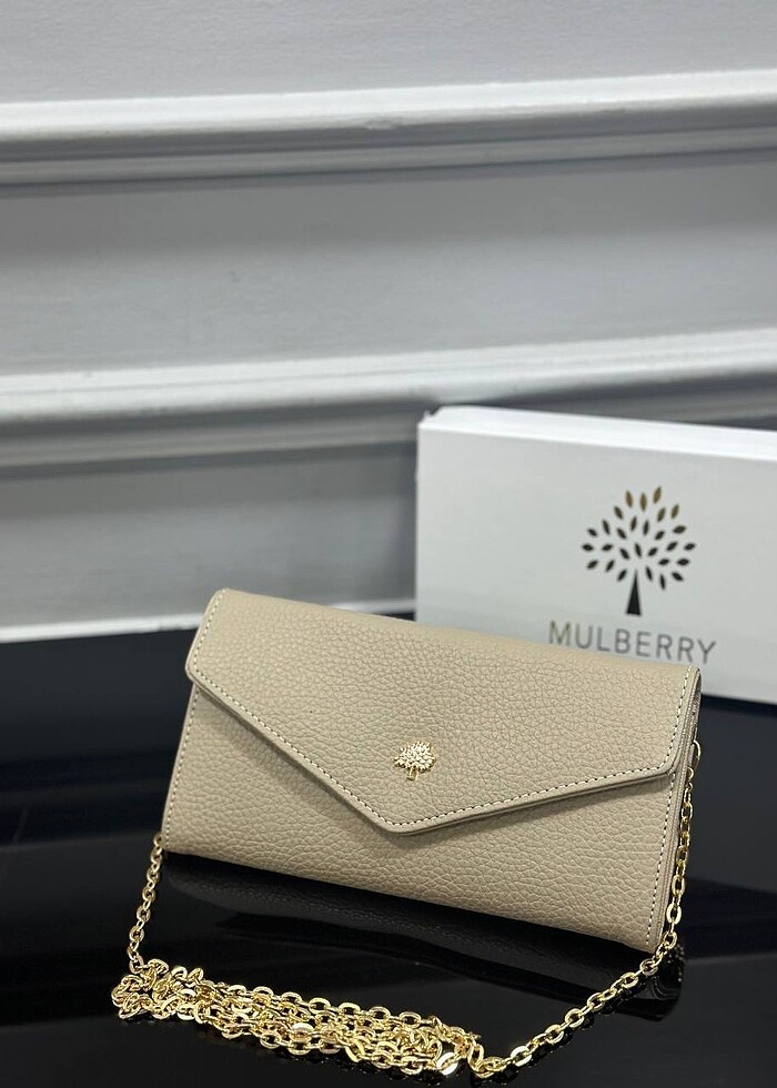 MULBERRY A KALİTE ZİNCİRLİ CÜZDAN - Görsel 4