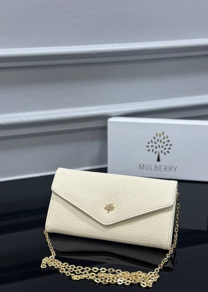 MULBERRY A KALİTE ZİNCİRLİ CÜZDAN - Görsel 5