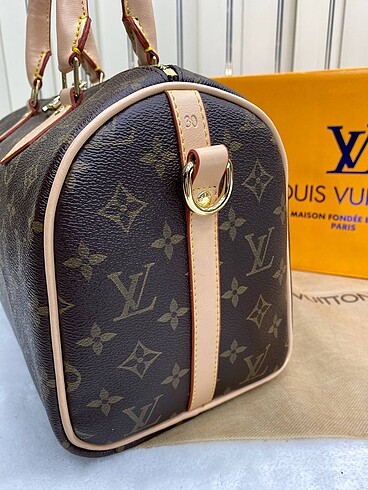 Beden kahverengi Renk LOUIS VUITTON A KALİTE ÇANTA 30 CM