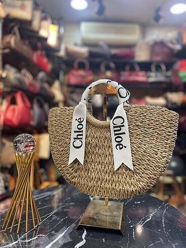 CHLOE ORTA BOY HASIR ÇANTA