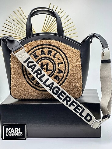 Beden siyah Renk KARL LAGERFELD A KALİTE ÇANTA