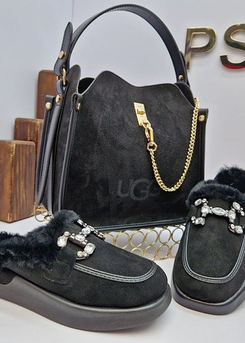 UGG SÜET ÇANTA VE SÜET TERLİK TAKIM - Görsel 3