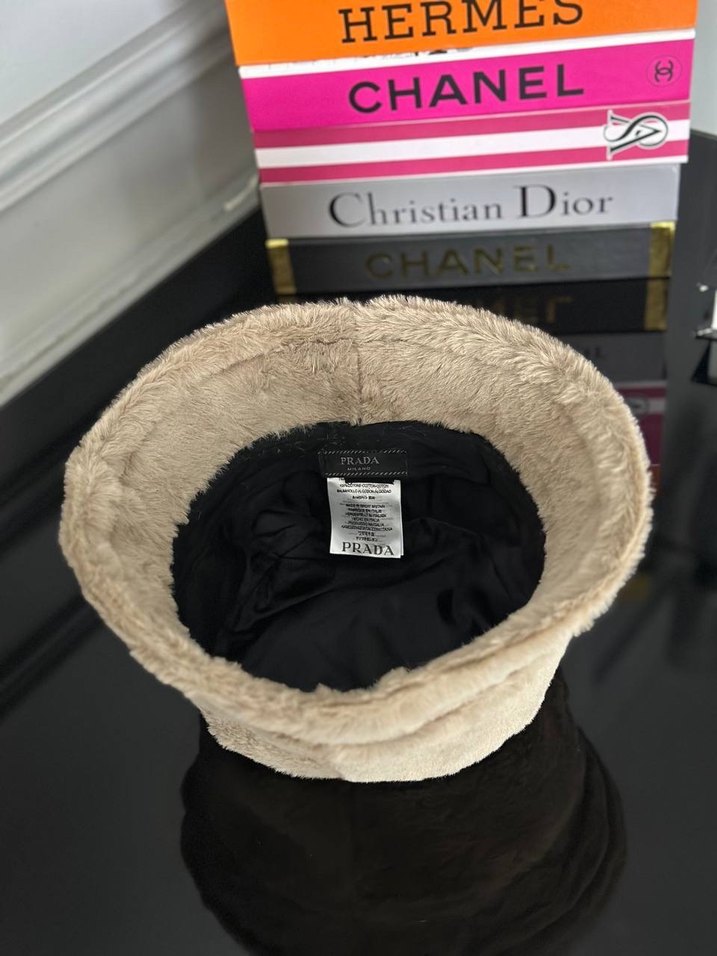 PRADA A KALİTE KÜRK ŞAPKA - Görsel 5