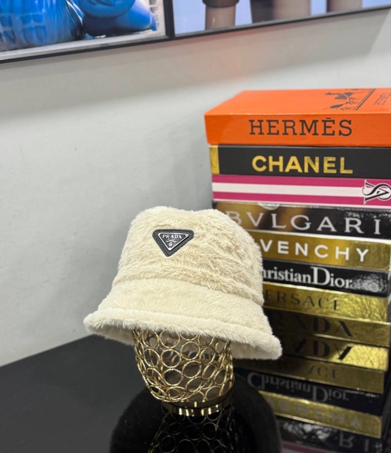 PRADA A KALİTE KÜRK ŞAPKA - Görsel 4