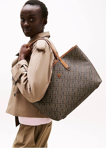Beden kahverengi Renk TOMMY HILFIGER TOTE ÇANTA