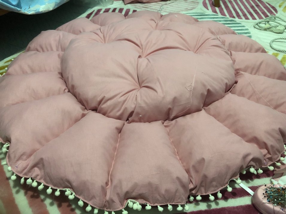 Pembe Ay ve Yıldızlı Bebek havuz yatak - Görsel 3