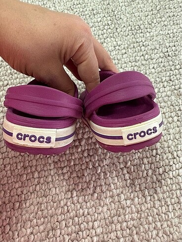 20 Beden mor Renk orjınal crocs kız bebek