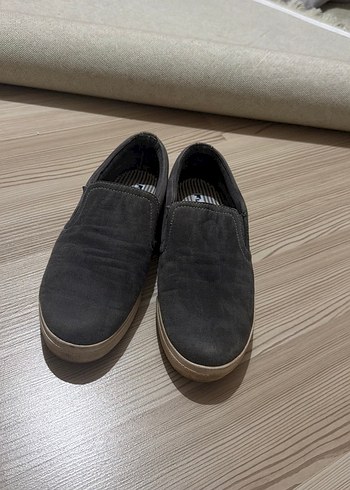 Lumberjack Siyah Suet Slip On Ayakkabi