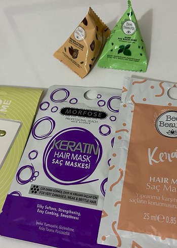 Keratin İçerikli Saç Maskeleri Seti - Görsel 2