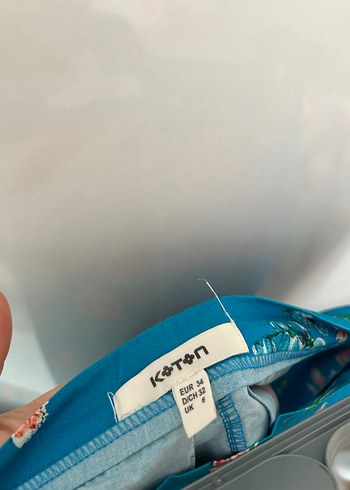 Renkli Pilili Midi Etek - Görsel 5