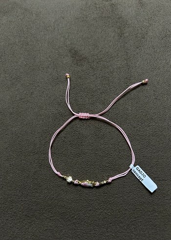 Pembe Boncuklu Minimalist Kadın Bileklik - Görsel 4