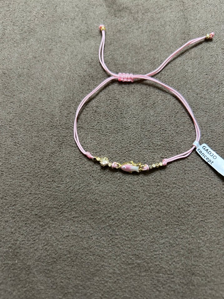 Pembe Boncuklu Minimalist Kadın Bileklik - Görsel 3