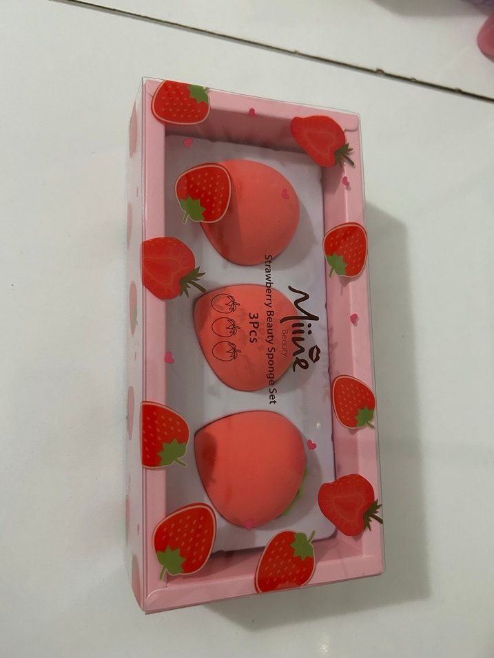 3'lü Pembe Makyaj Süngeri Seti - Görsel 2