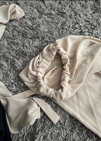 Bej Kadın tesettür takım - Görsel 2