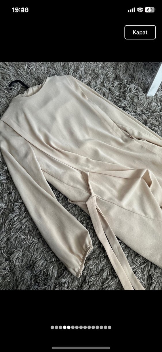 Bej Kadın tesettür takım - Görsel 4