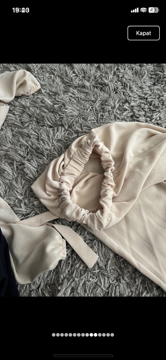 Bej Kadın tesettür takım - Görsel 2