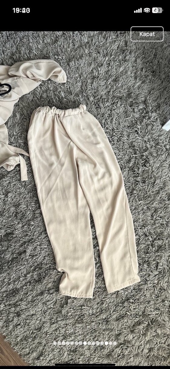 Bej Kadın tesettür takım - Görsel 3