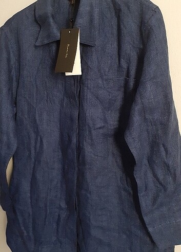 m Beden lacivert Renk Massimo Dutti Kot Ceket