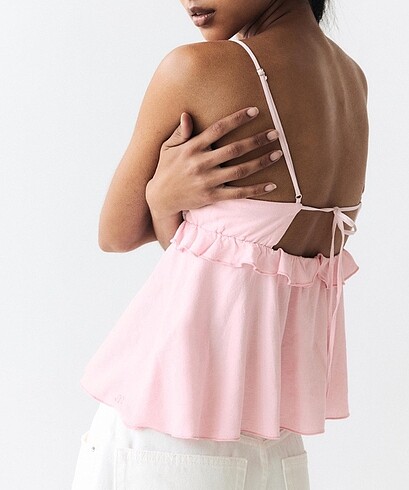 Pull and Bear Pull and bear pembe top