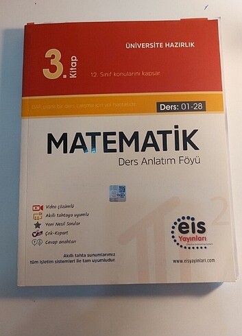 Eis 12.sınıf matematik föyleri