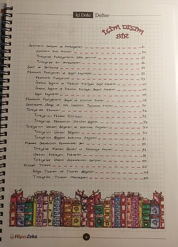 Ayt coğrafya konu anlatımı defter