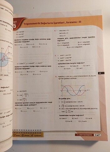  Çap 11.sınıf matematik soru bankası