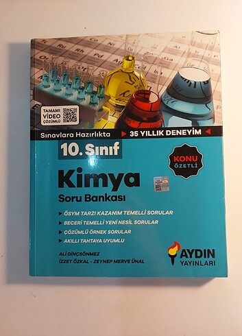 Aydın yayınları 10.sınıf kimya soru bankası