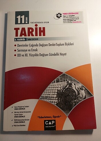 Çap tarih 11.sınıf fasikül