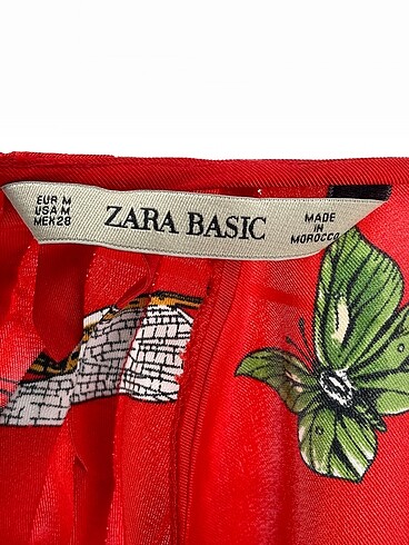 m Beden kırmızı Renk Zara Bluz %70 İndirimli.