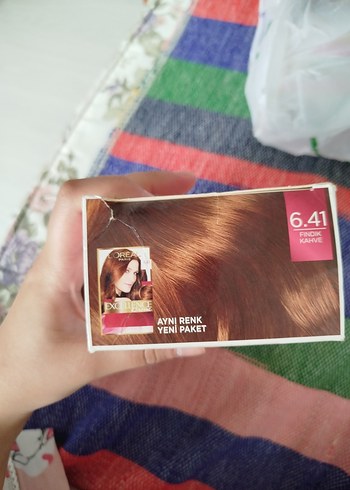 L'Oréal Paris L'Oréal Excellence Krem Saç Boyası 6.41 Fındık Kahve