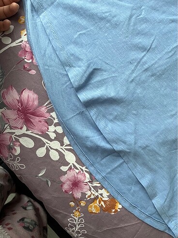 DeFacto mavi v yaka tişört - Görsel 5