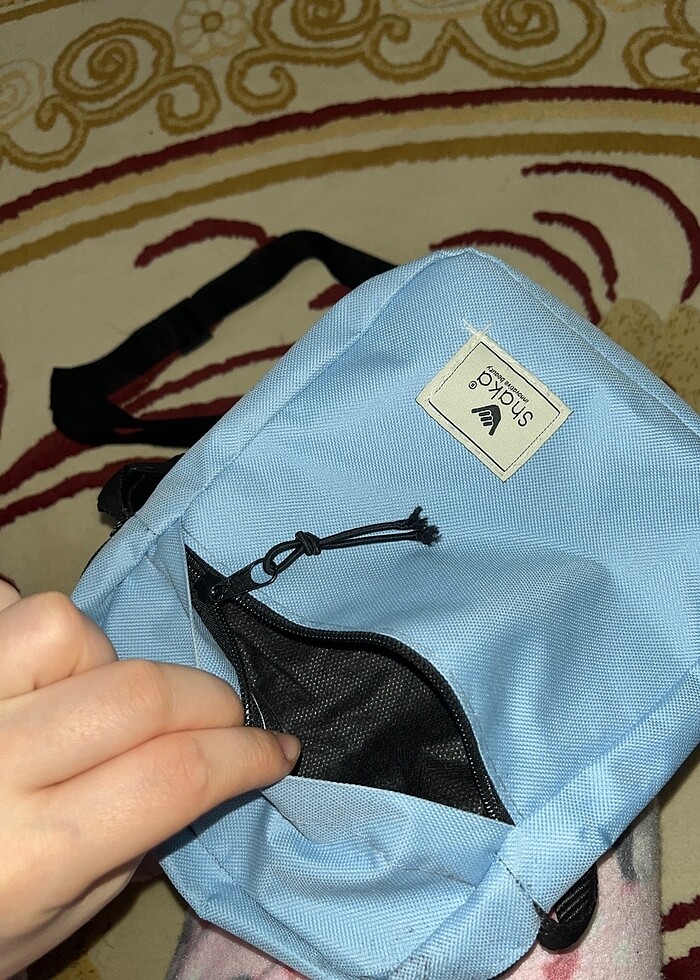 Shaka bebe mavisi çanta - Görsel 4