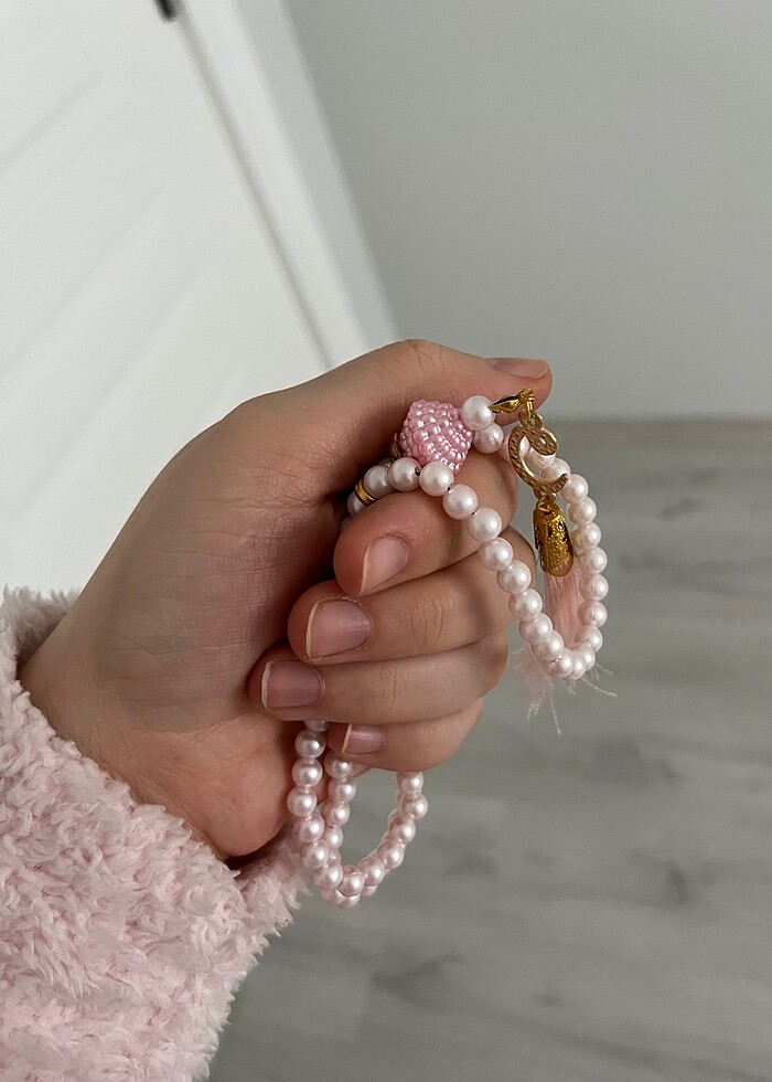 Pembe püsküllü tesbih - Görsel 3