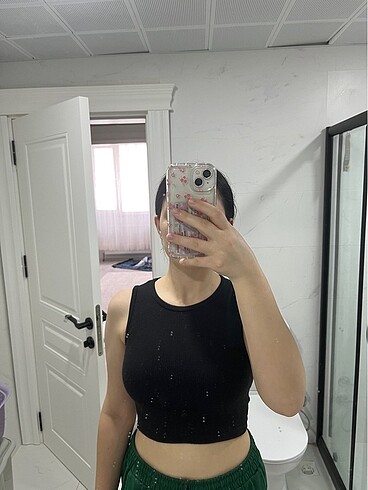 2 adet sıfır kol crop - Görsel 9